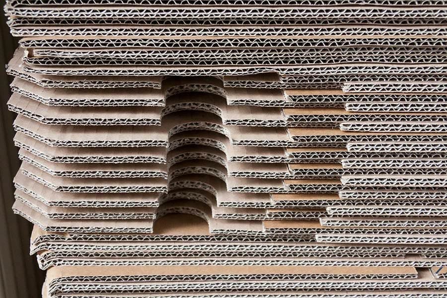 Cardboard - Corrugated fiberboard