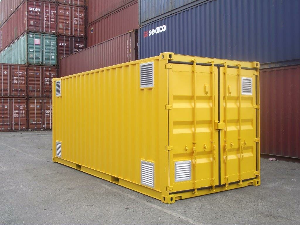 Shipping container - Yellow